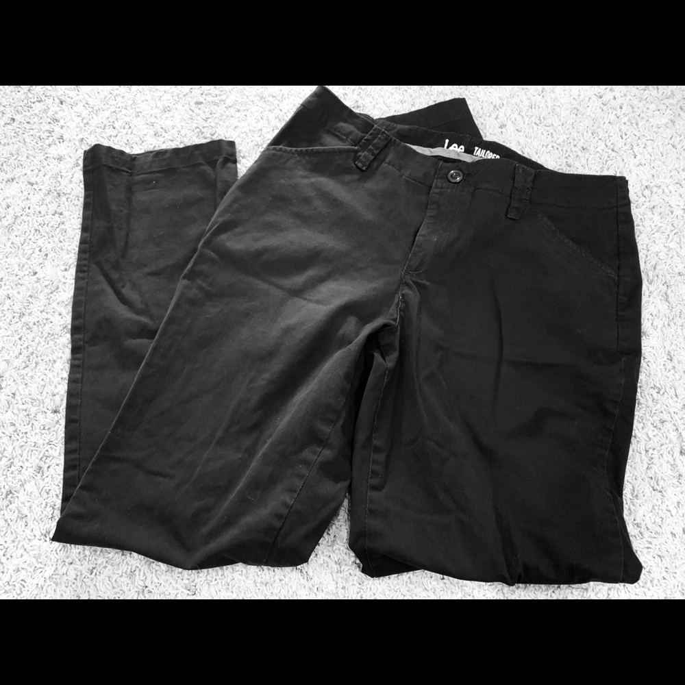 Lee Black Chinos